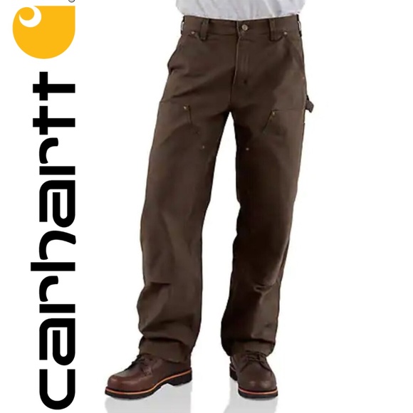 Carhartt Loose Fit Washed Duck Double Front Utility Work Pant - Picture 1 of 16